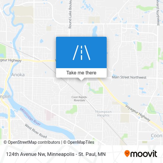 Mapa de 124th Avenue Nw