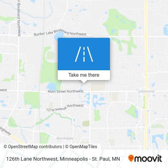 Mapa de 126th Lane Northwest