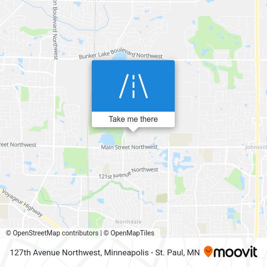 Mapa de 127th Avenue Northwest