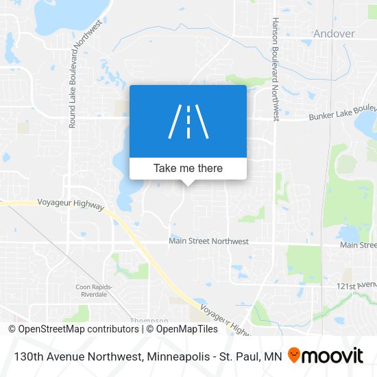 Mapa de 130th Avenue Northwest