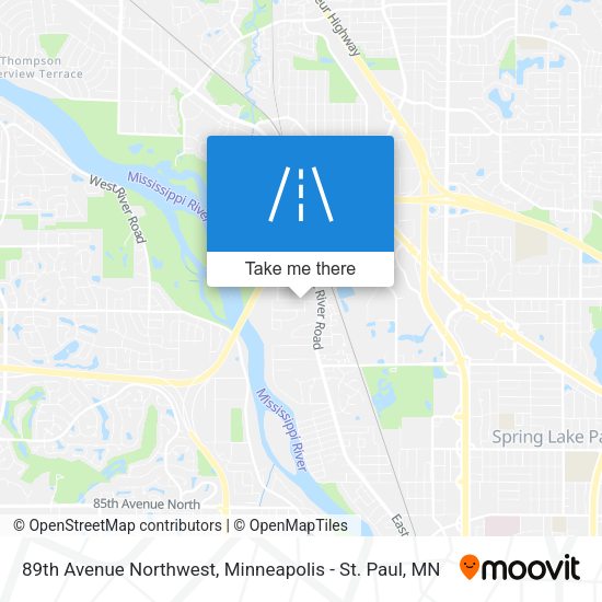 Mapa de 89th Avenue Northwest