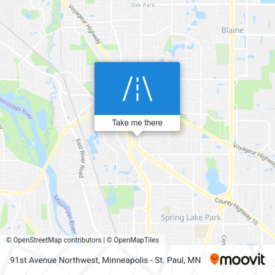 Mapa de 91st Avenue Northwest