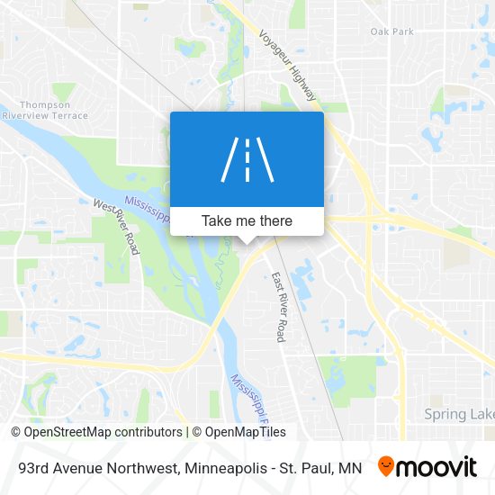 Mapa de 93rd Avenue Northwest