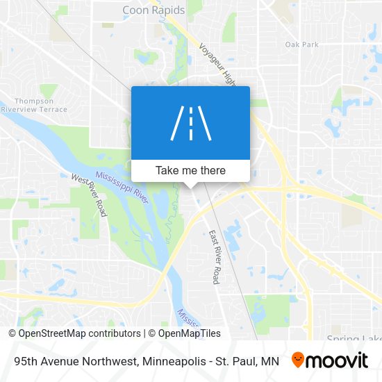 Mapa de 95th Avenue Northwest