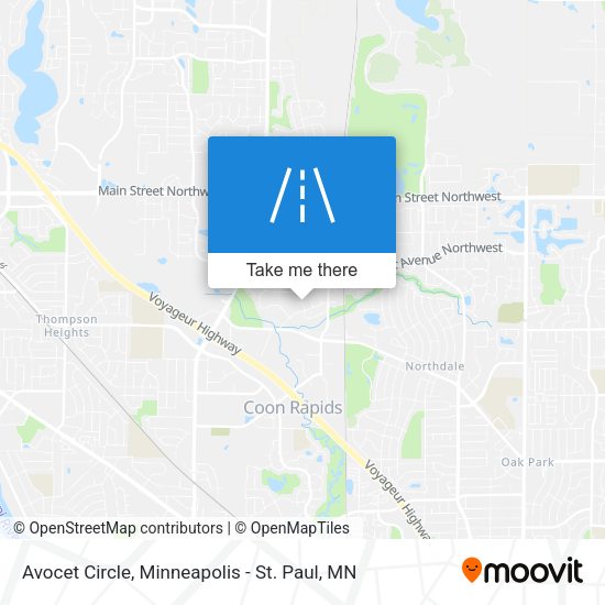Mapa de Avocet Circle