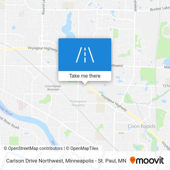 Mapa de Carlson Drive Northwest