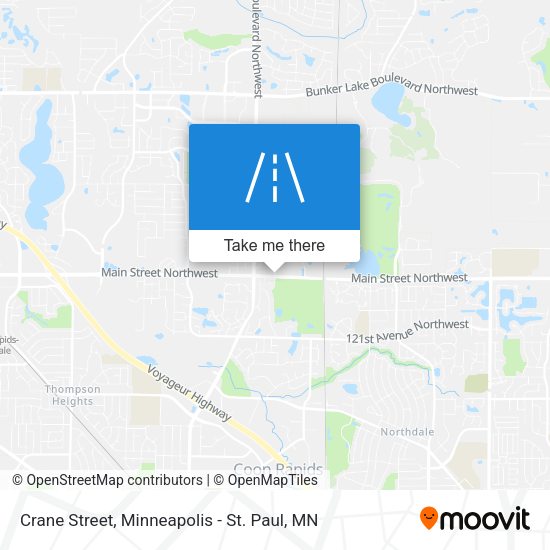 Crane Street map