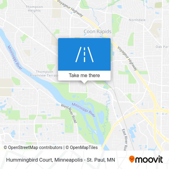 Hummingbird Court map