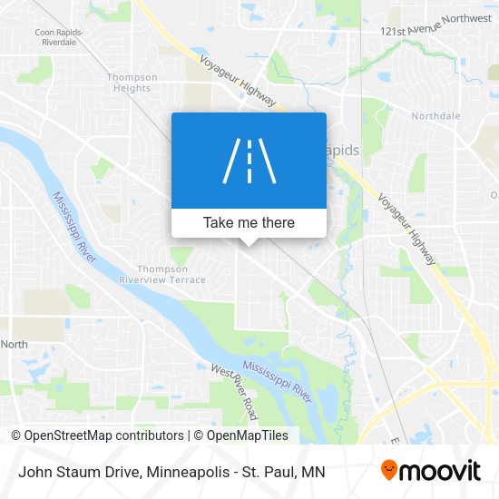 Mapa de John Staum Drive