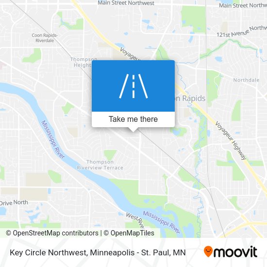 Key Circle Northwest map