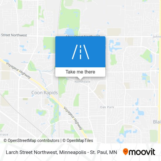 Mapa de Larch Street Northwest