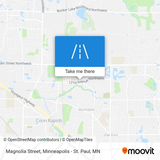 Magnolia Street map