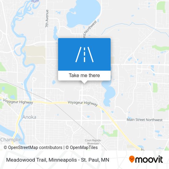 Meadowood Trail map
