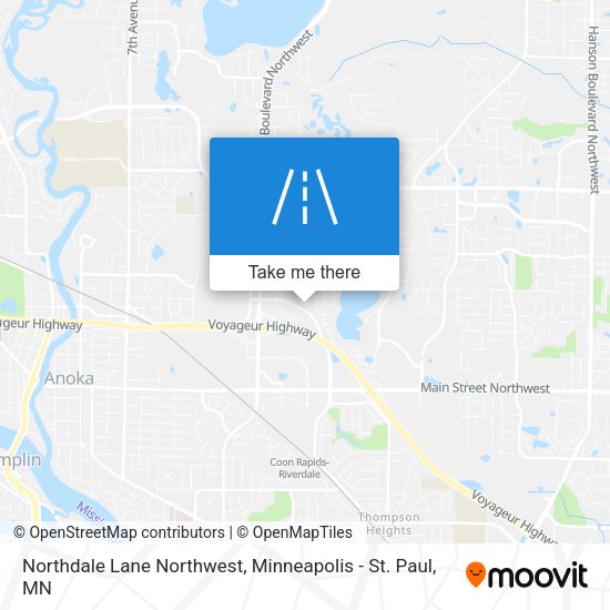 Mapa de Northdale Lane Northwest