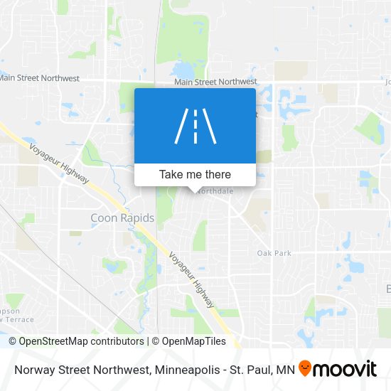 Norway Street Northwest map