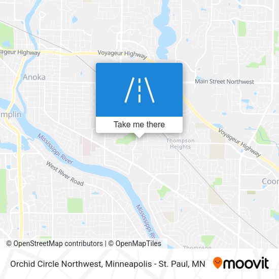 Mapa de Orchid Circle Northwest