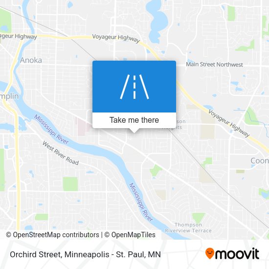 Mapa de Orchird Street