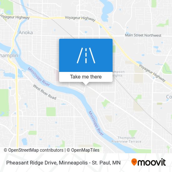 Pheasant Ridge Drive map
