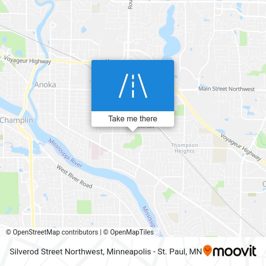 Silverod Street Northwest map