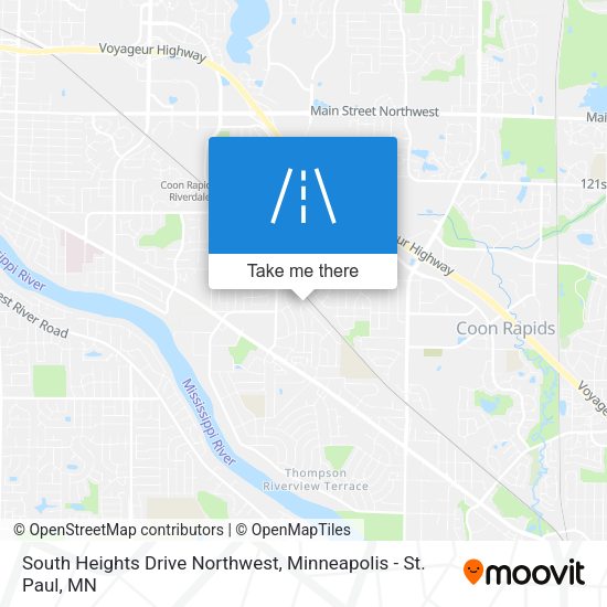 South Heights Drive Northwest map