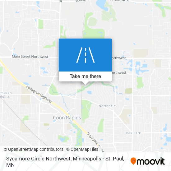 Mapa de Sycamore Circle Northwest