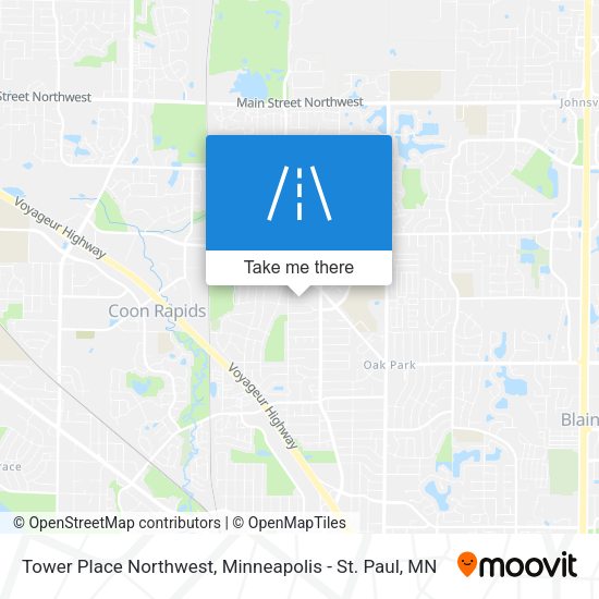 Mapa de Tower Place Northwest