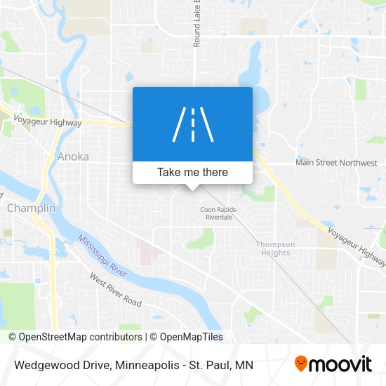 Mapa de Wedgewood Drive