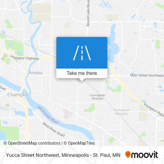 Mapa de Yucca Street Northwest