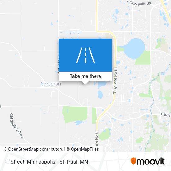 F Street map
