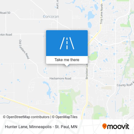Hunter Lane map