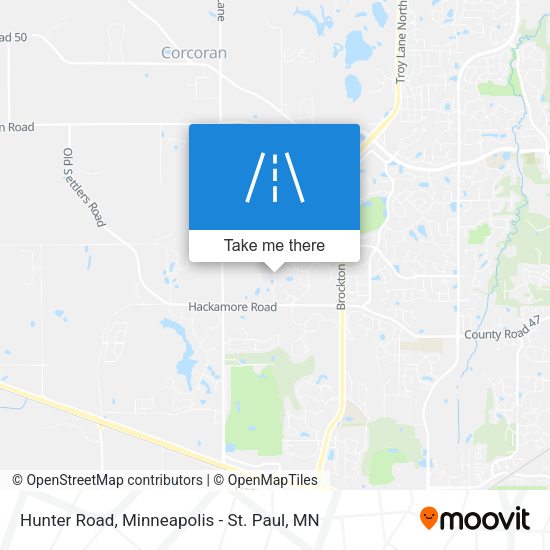 Hunter Road map