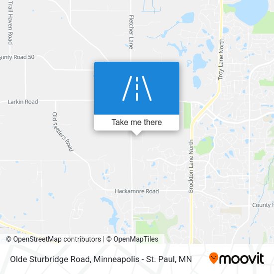 Olde Sturbridge Road map