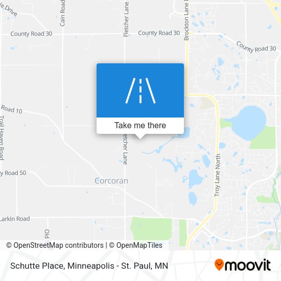 Schutte Place map