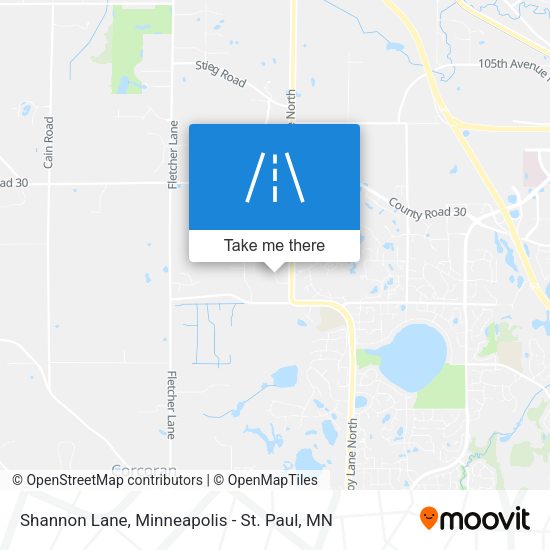 Shannon Lane map