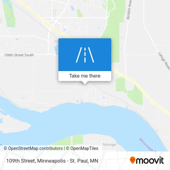 109th Street map