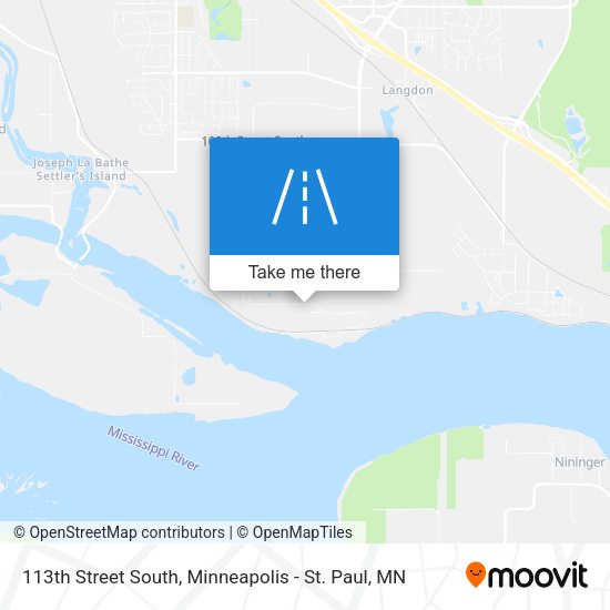 Mapa de 113th Street South