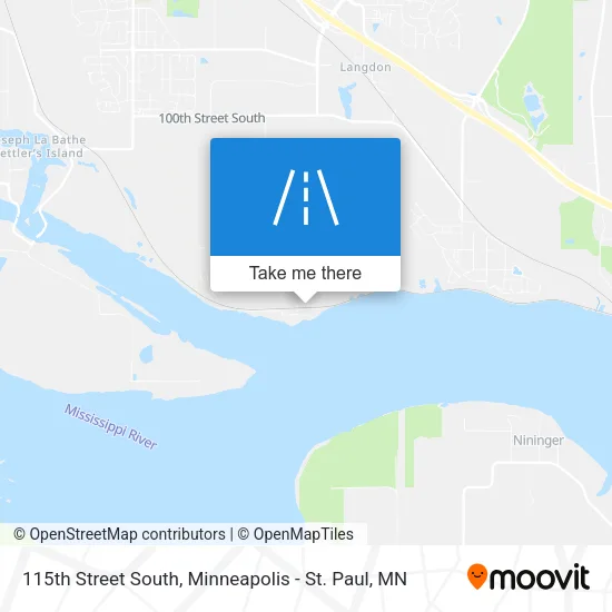 115th Street South map