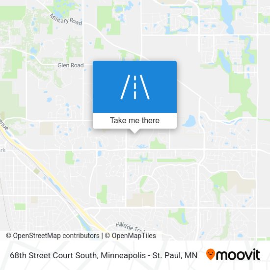 Mapa de 68th Street Court South