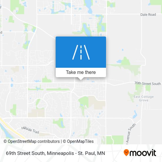69th Street South map