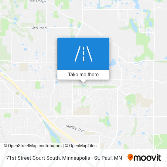 Mapa de 71st Street Court South