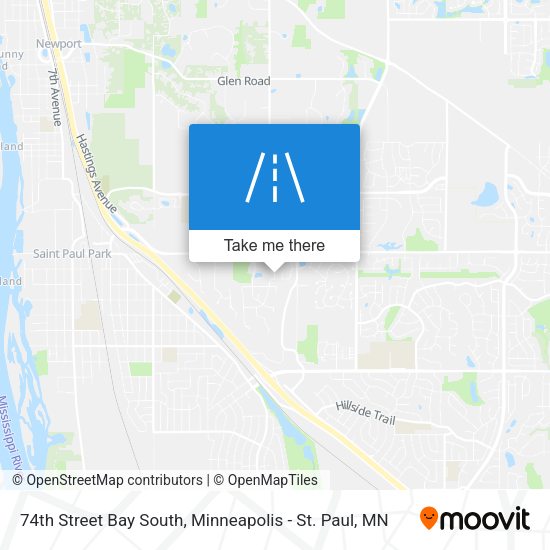 Mapa de 74th Street Bay South