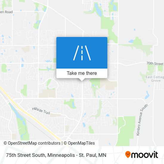 75th Street South map