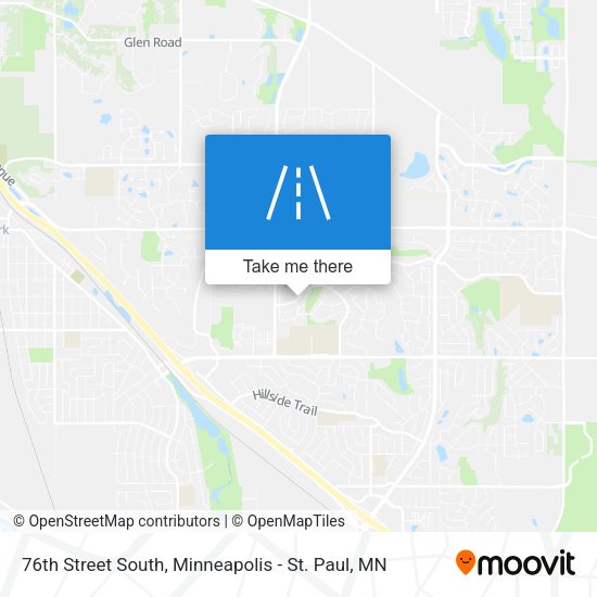 76th Street South map