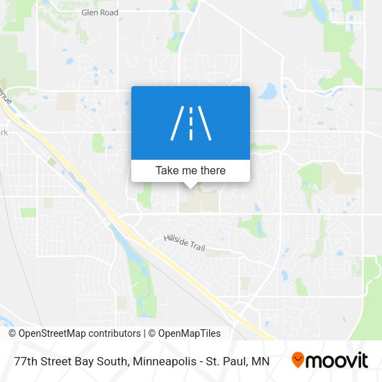Mapa de 77th Street Bay South