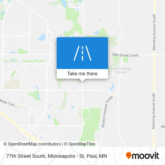 Mapa de 77th Street South