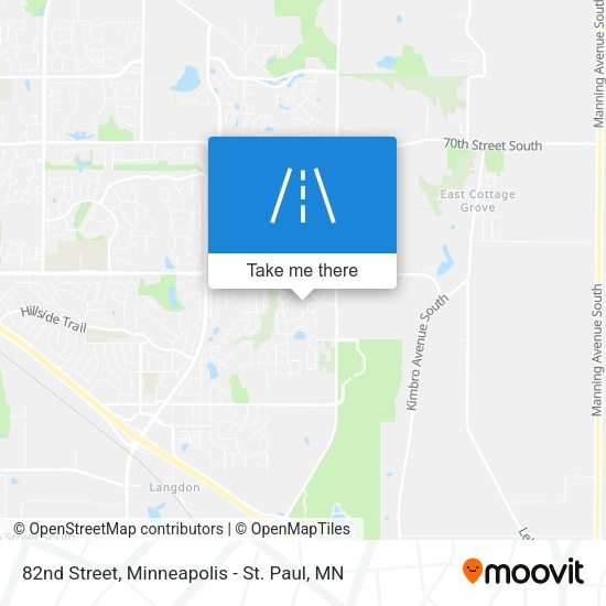82nd Street map