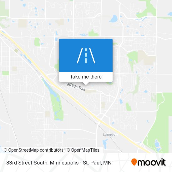 83rd Street South map
