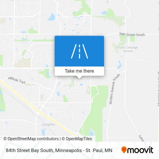 Mapa de 84th Street Bay South