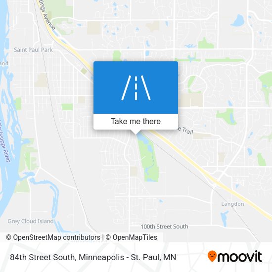 84th Street South map