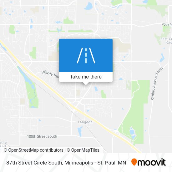 Mapa de 87th Street Circle South